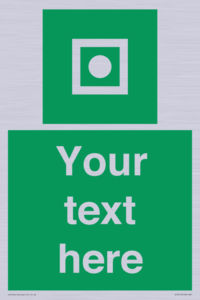 Custom sign safe condition Shipboard general alarm